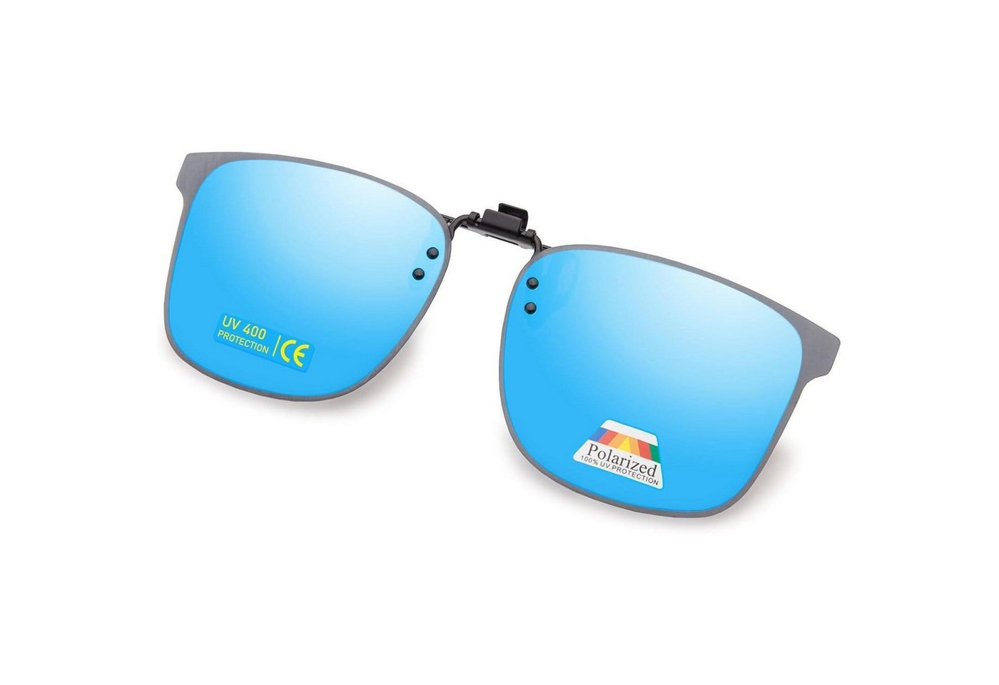 LuxusKollektion Sonnenbrille Polarisierte Clip-On Sonnenbrille UV400 Anti-Glare Gläser Edge Design von LuxusKollektion