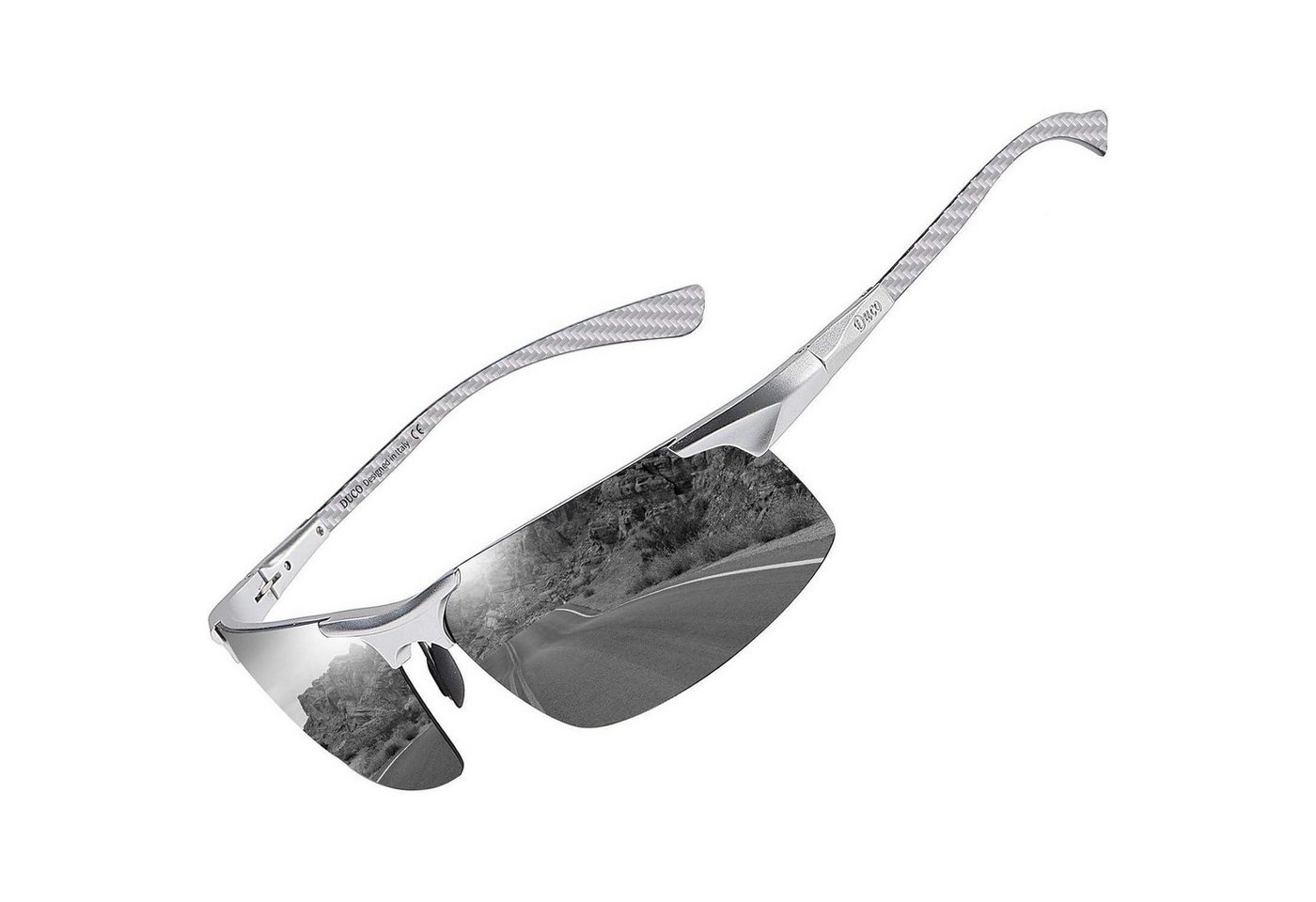 LuxusKollektion Sonnenbrille Polarisierte Herren Sonnenbrille Metallrahmen Kohlefaser UV400 CAT 3 LuxusKollektion Sonnenbrille Polarisierte Herren Sonnenbrille Metallrahmen Kohlefaser UV400 CAT 3 von LuxusKollektion