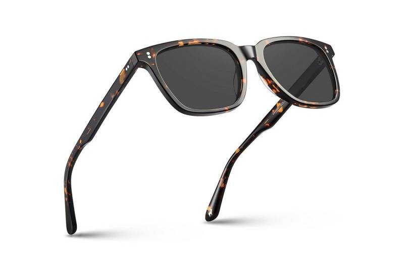 LuxusKollektion Sonnenbrille Polarisierte Herren Sonnenbrille Rechteckig Acetat UV400 Schutz von LuxusKollektion