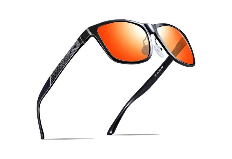 LuxusKollektion Sonnenbrille Polarisierte Sonnenbrille Al-Mg Metallrahmen Ultraleicht UV400 CAT 3 von LuxusKollektion