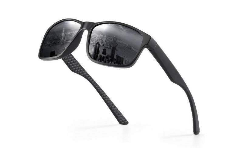 LuxusKollektion Sonnenbrille Polarisierte Sonnenbrille Herren Damen UV400 Sport Schwarz von LuxusKollektion