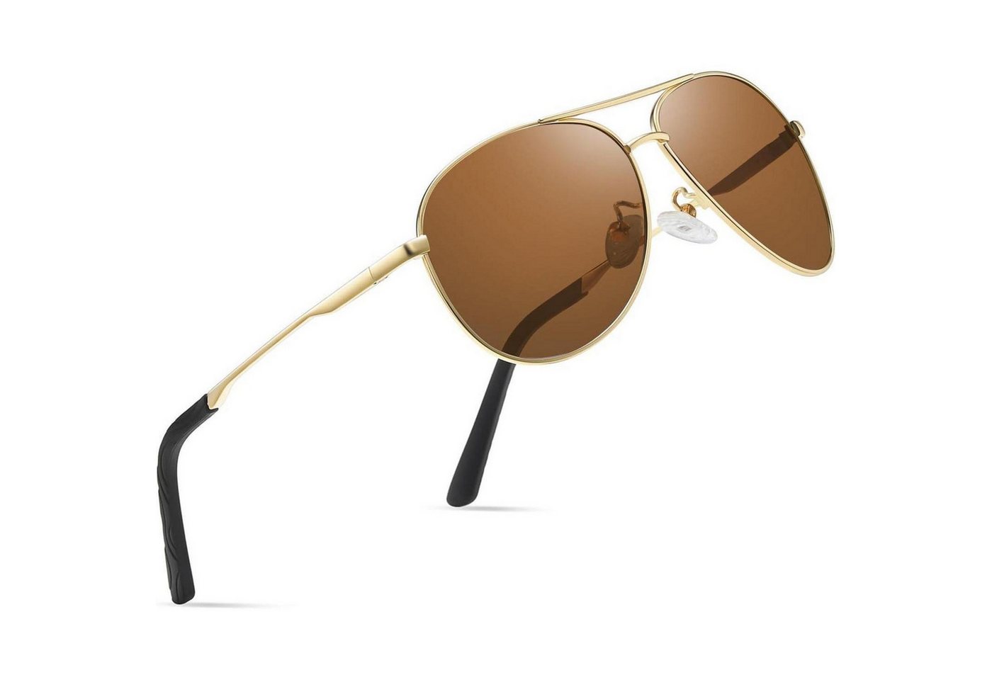 LuxusKollektion Sonnenbrille Polarisierte Sonnenbrille Herren Damen UV400 Vintage Schwarz LuxusKollektion Sonnenbrille Polarisierte Sonnenbrille Herren Damen UV400 Vintage Schwarz von LuxusKollektion