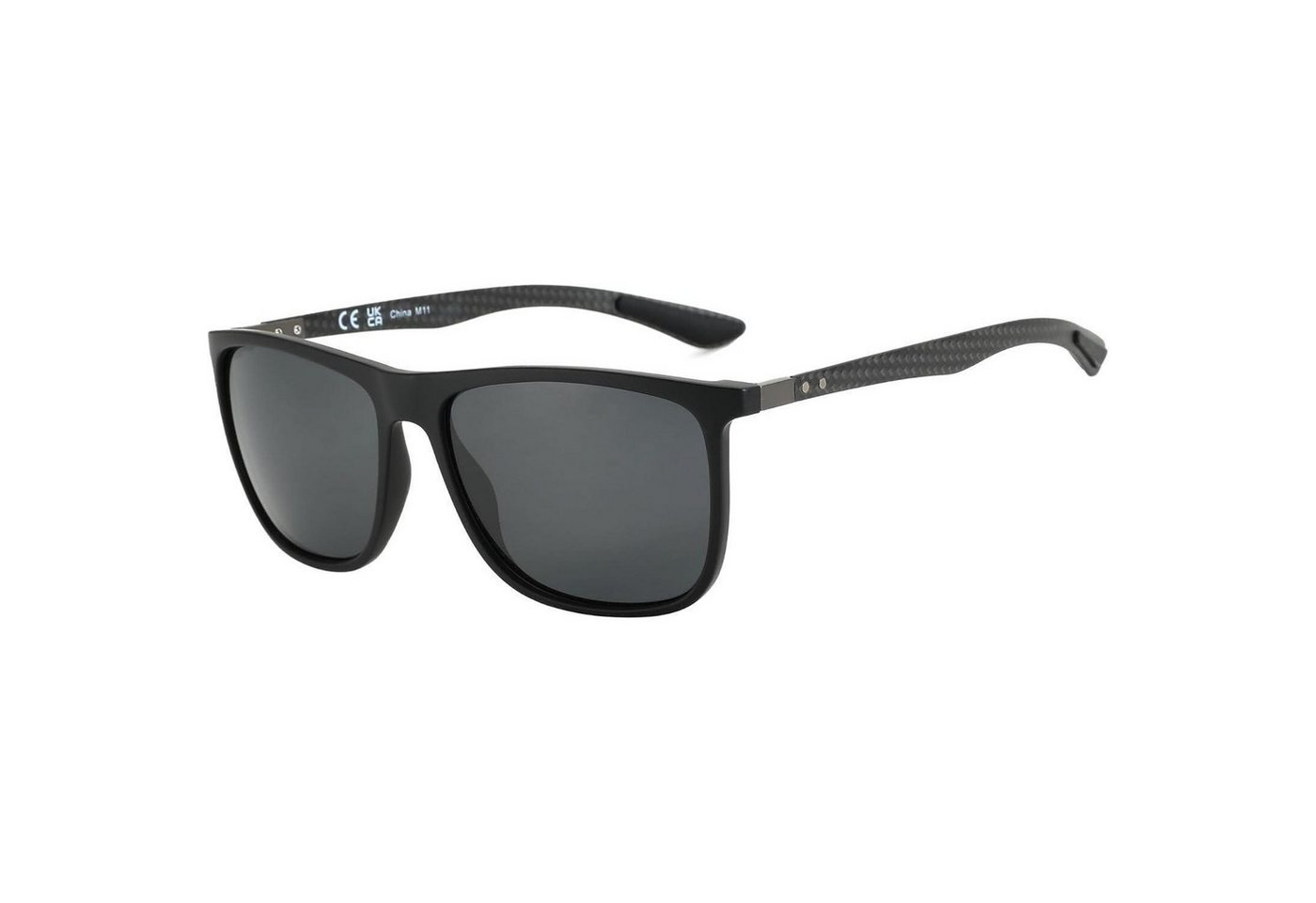 LuxusKollektion Sonnenbrille Polarisierte Sonnenbrille Herren Kohlefaser Quadratische Sonnenbrille von LuxusKollektion