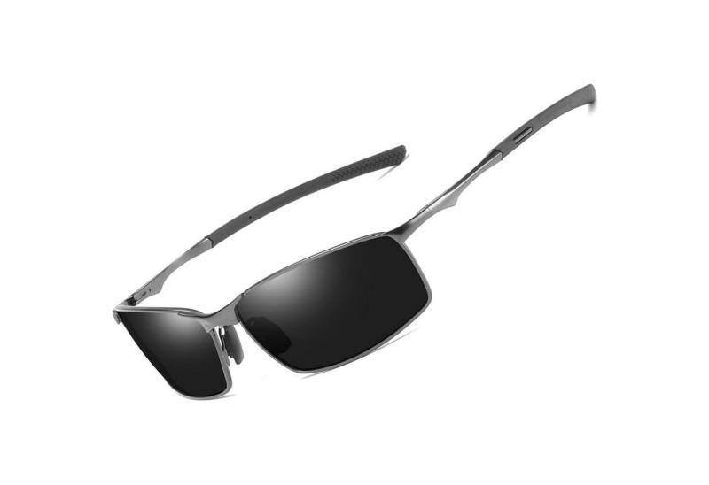LuxusKollektion Sonnenbrille Polarisierte Sonnenbrille Herren Outdoor Sport UV-Schutz Brille Grau von LuxusKollektion