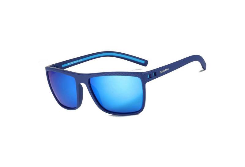 LuxusKollektion Sonnenbrille Polarisierte Sonnenbrille Herren TR90 Rahmen UV400 Schutz Blau von LuxusKollektion