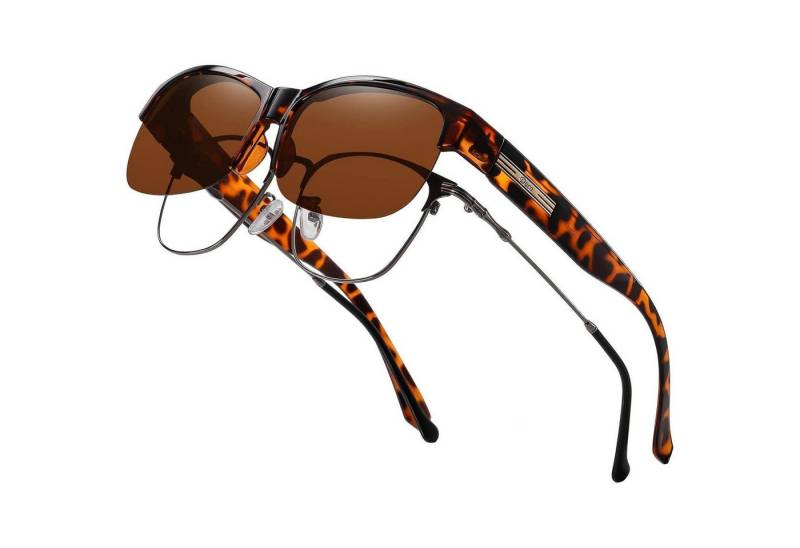 LuxusKollektion Sonnenbrille Polarisierte Sonnenbrille Überbrille für Brillenträger 8960 von LuxusKollektion