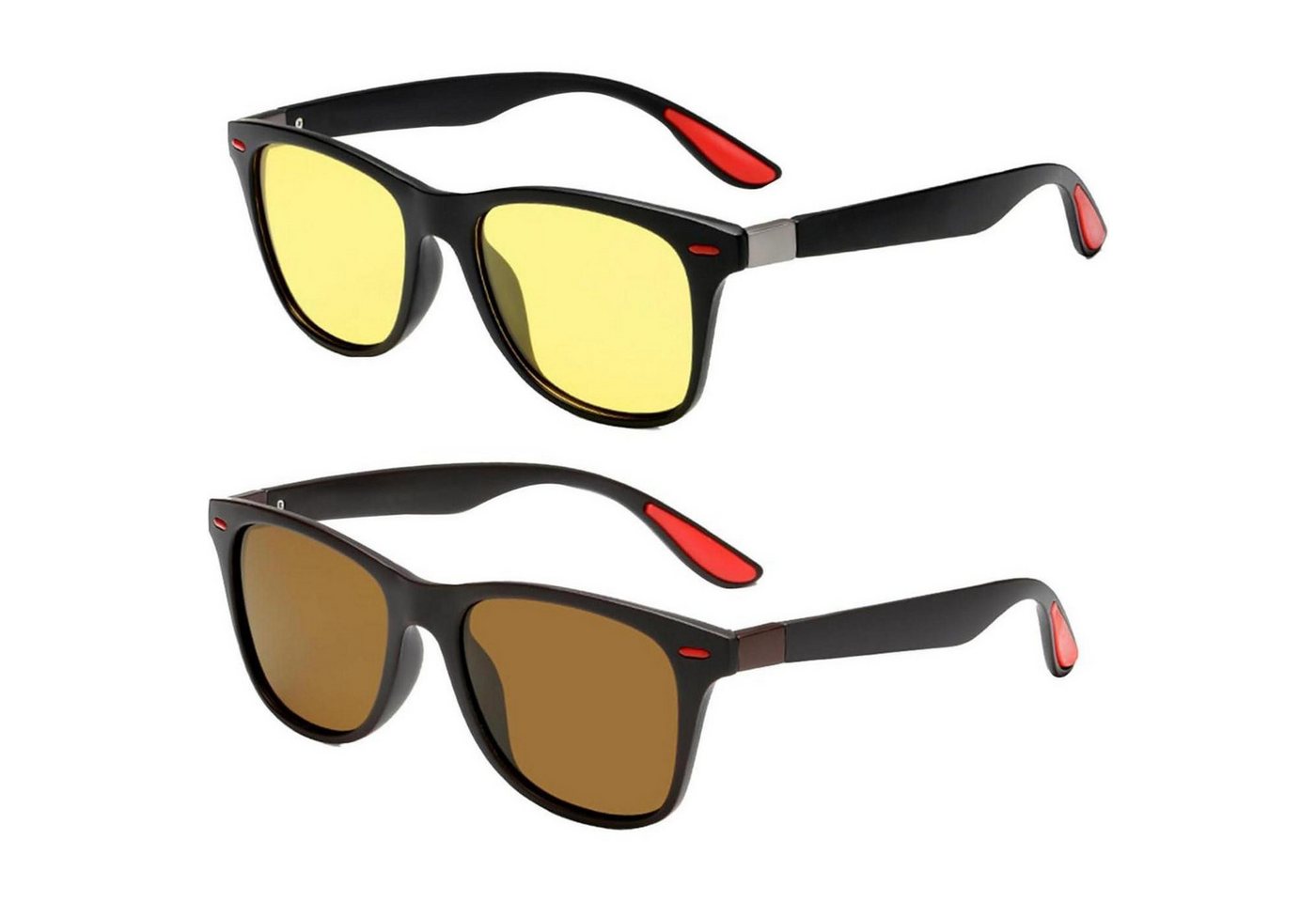 LuxusKollektion Sonnenbrille Polarisierte Sonnenbrille UV400 Sportbrille 2er Set Herren Damen LuxusKollektion Sonnenbrille Polarisierte Sonnenbrille UV400 Sportbrille 2er Set Herren Damen von LuxusKollektion