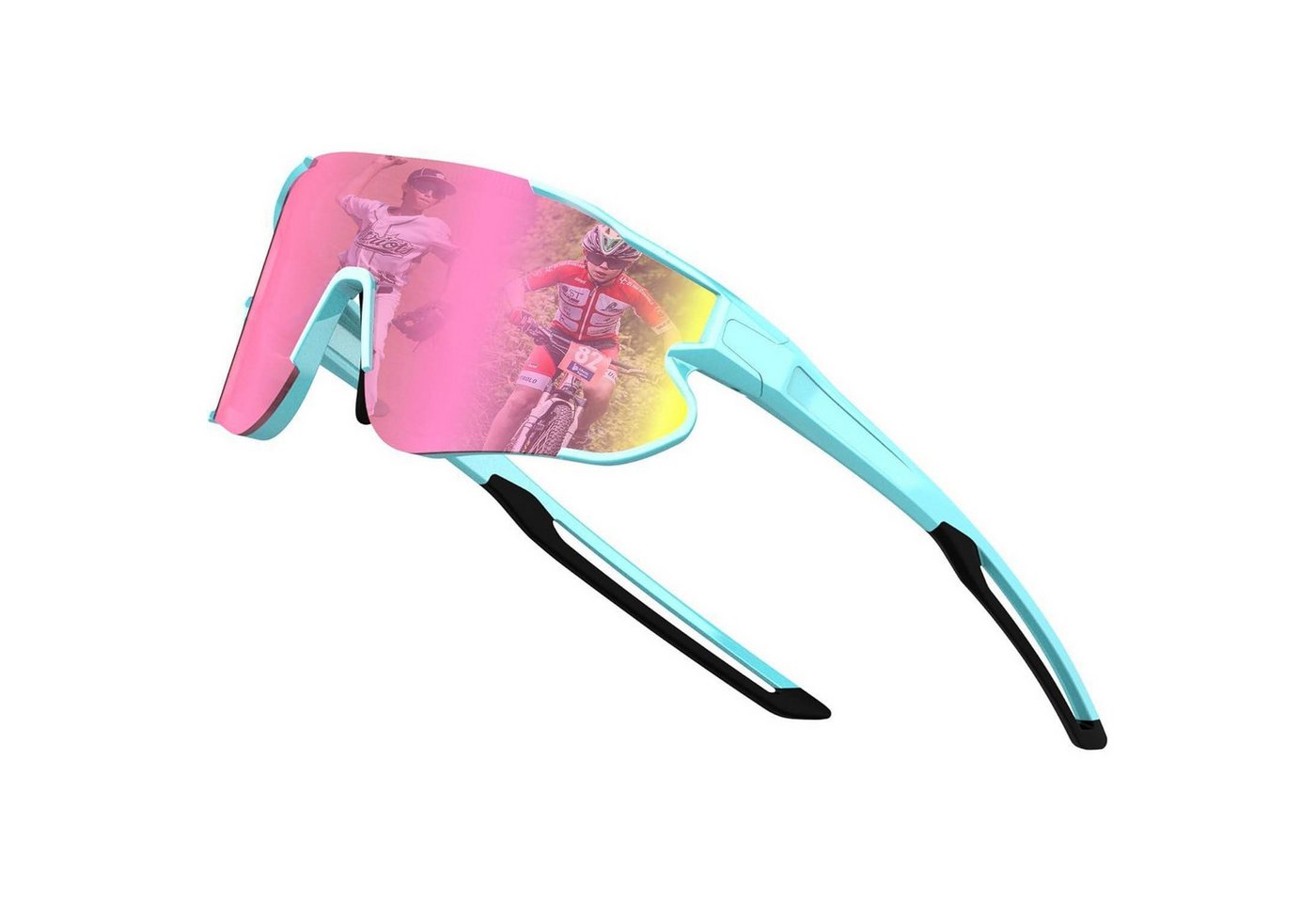 LuxusKollektion Sonnenbrille Polarisierte Sport-Sonnenbrille mit UV400-Schutz für Kinder und von LuxusKollektion