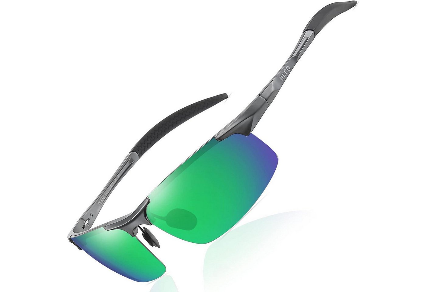 LuxusKollektion Sonnenbrille Polarisierte Sportbrille für Herren UV400-Schutz Al-Mg Rahmen 8177S von LuxusKollektion