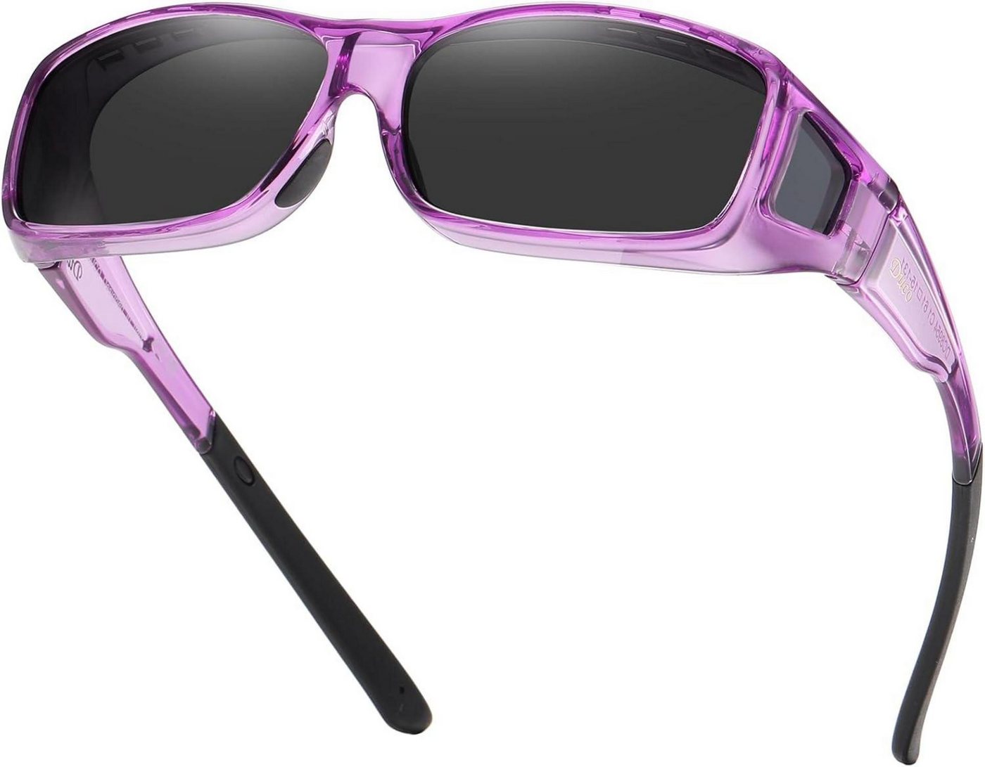 LuxusKollektion Sonnenbrille Polarisierte Überbrille UV400 Schutz für Brillenträger L Größe von LuxusKollektion