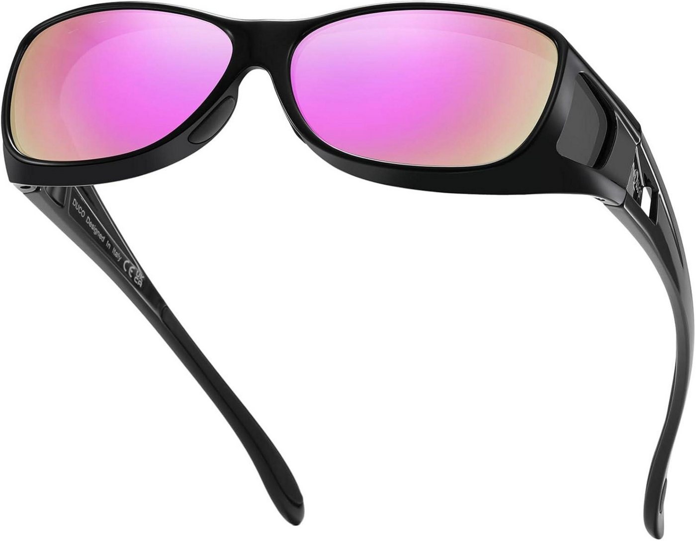 LuxusKollektion Sonnenbrille Polarisierte Überbrille UV400 Schutz für Brillenträger M Größe von LuxusKollektion