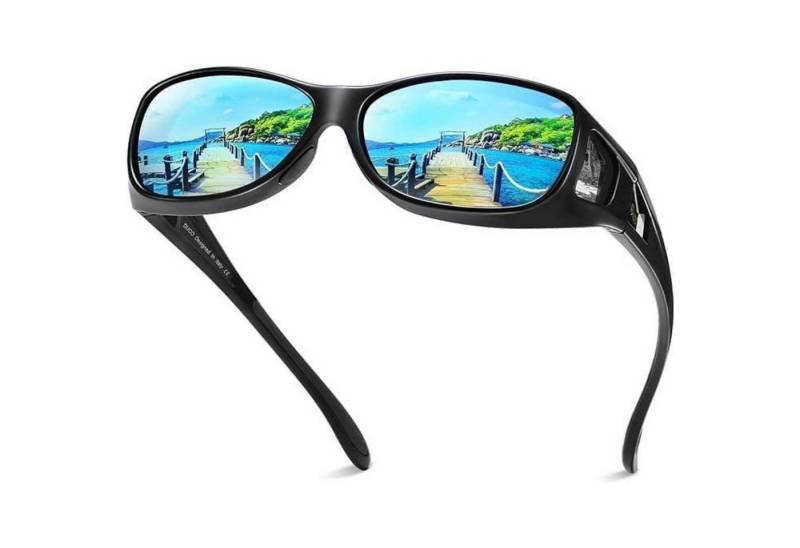 LuxusKollektion Sonnenbrille Polarisierte Überbrille UV400 Schutz für Brillenträger - m-schwarz LuxusKollektion Sonnenbrille Polarisierte Überbrille UV400 Schutz für Brillenträger - m-schwarz von LuxusKollektion