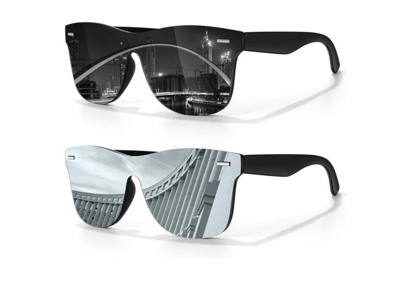 LuxusKollektion Sonnenbrille Polarisierte UV400 Sonnenbrille Damen Herren verspiegelt klassisch von LuxusKollektion