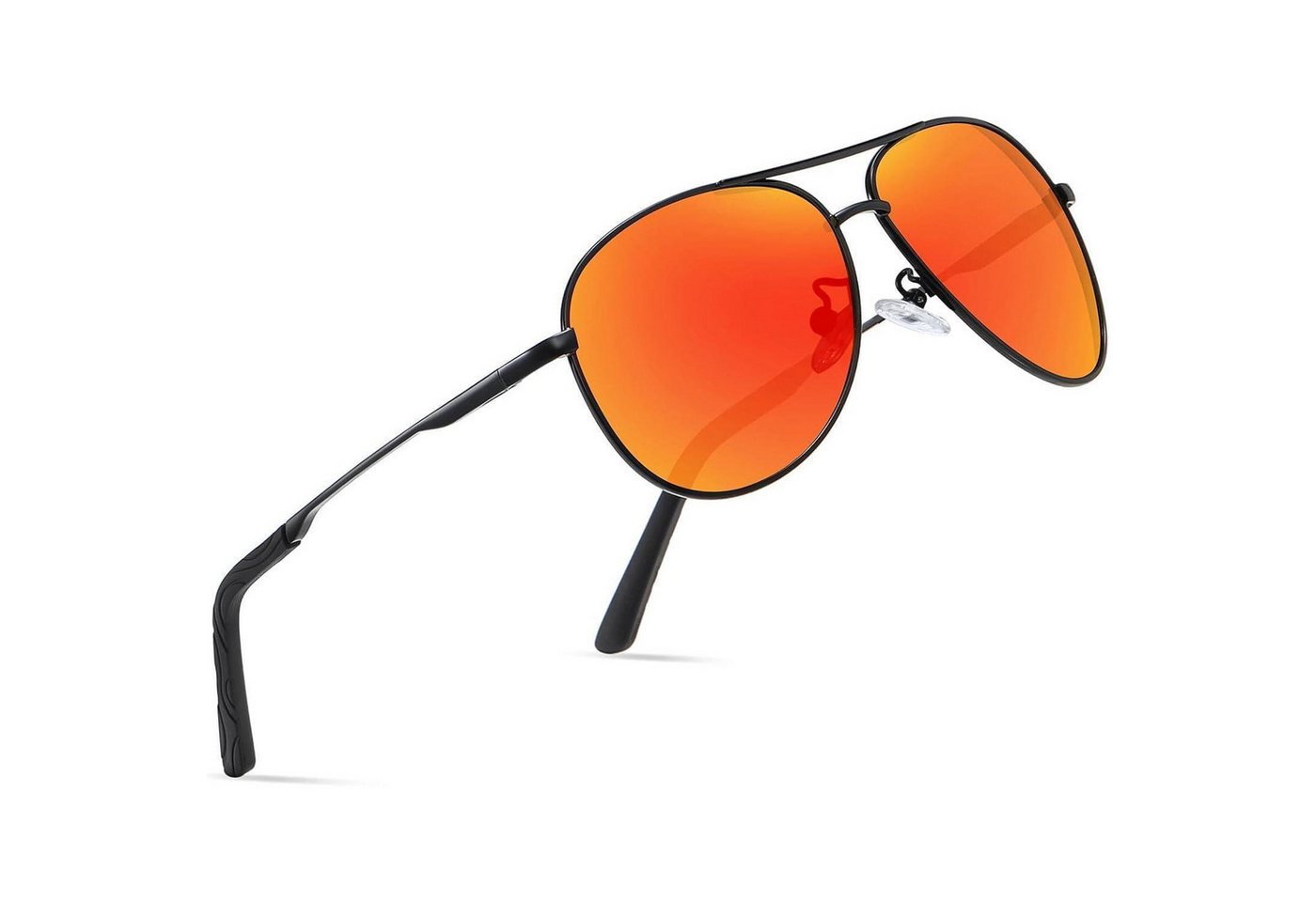 LuxusKollektion Sonnenbrille Polarisierte Vintage Sonnenbrille Metallrahmen UV400 Schutz Unisex von LuxusKollektion