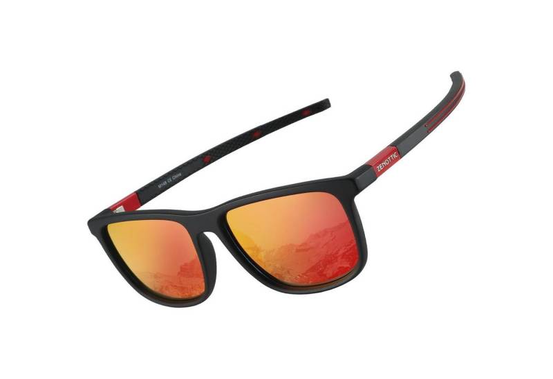 LuxusKollektion Sonnenbrille Quadratische Polarisierte Sonnenbrille Herren TR90 Rahmen von LuxusKollektion