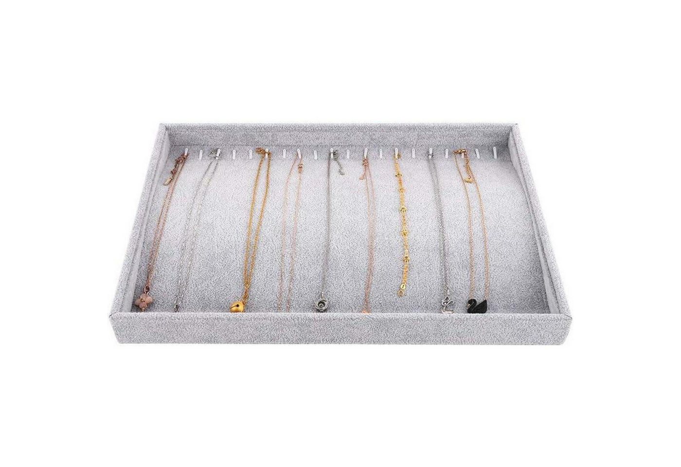 LuxusKollektion Sonnenbrille Schmucktablett 20 Haken Ring Organizer J-20 Haken mit deckel-grau LuxusKollektion Sonnenbrille Schmucktablett 20 Haken Ring Organizer J-20 Haken mit deckel-grau von LuxusKollektion