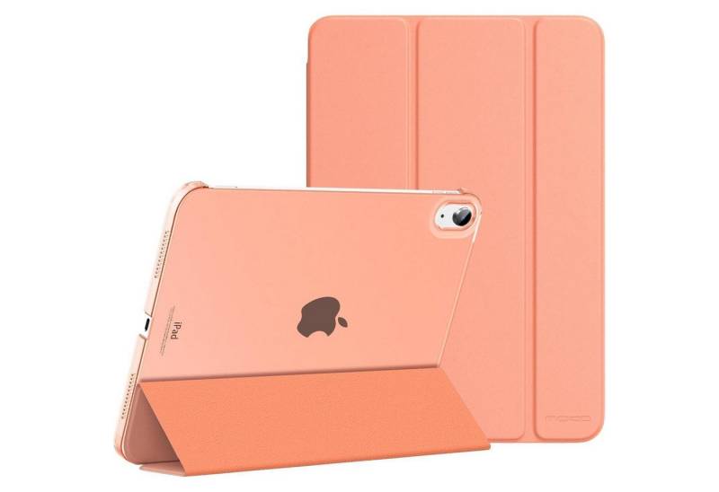 LuxusKollektion Sonnenbrille Schutzhülle iPad 11 2025 10 2022 Stand PC Rückseite Aprikosen Orange von LuxusKollektion