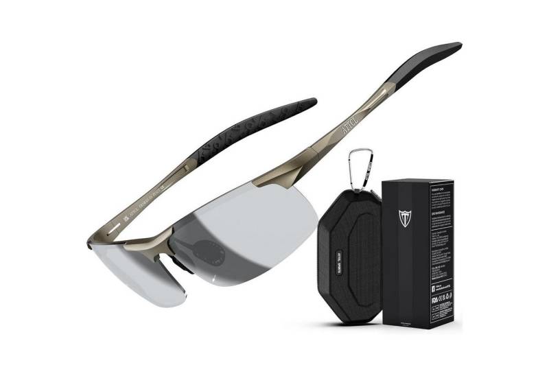 LuxusKollektion Sonnenbrille Sonnenbrille Herren 8177-c10-braun Rahmen Silber Linse Verspiegelt von LuxusKollektion