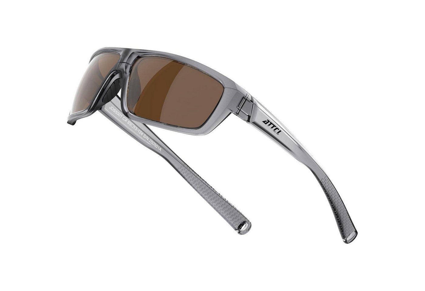 LuxusKollektion Sonnenbrille Sonnenbrille Herren M 5001-c19-klar Schwarz Braun Non-verspiegelt von LuxusKollektion