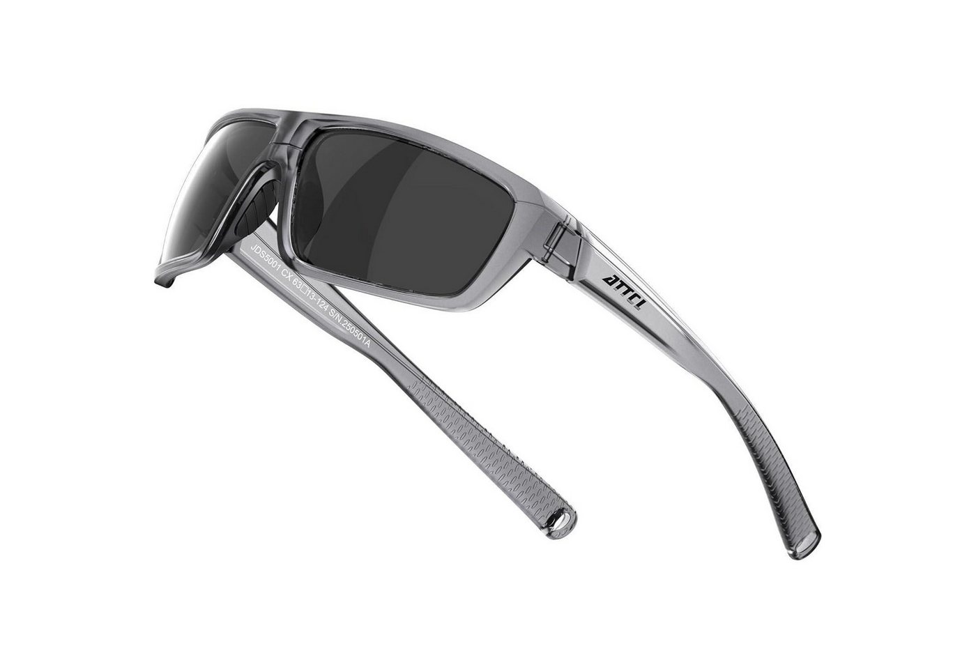 LuxusKollektion Sonnenbrille Sonnenbrille Herren M 5001-c20-klar Schwarz Schwarz Non-verspiegelt von LuxusKollektion