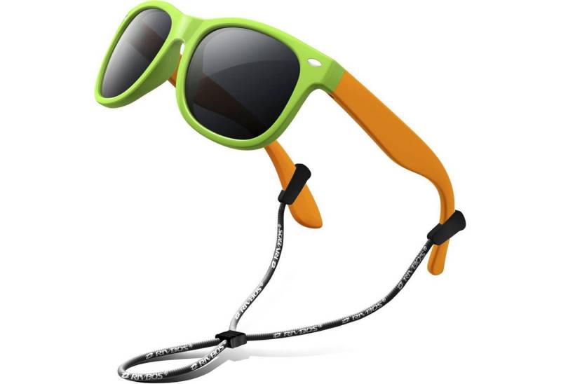 LuxusKollektion Sonnenbrille Sonnenbrille Kinder polarisiert Riemen Jungen Mädchen 004-2 Grün von LuxusKollektion