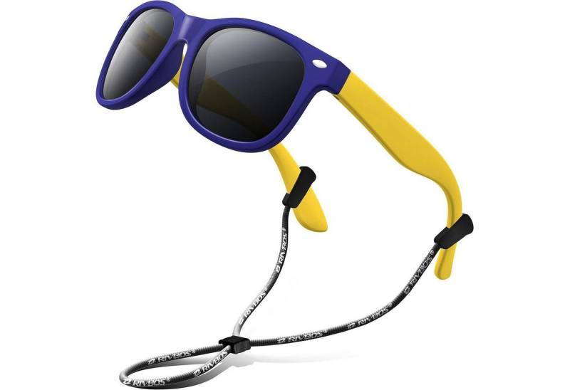 LuxusKollektion Sonnenbrille Sonnenbrille Kinder polarisierte Riemen Gläser 004-2 Dunkelblau von LuxusKollektion
