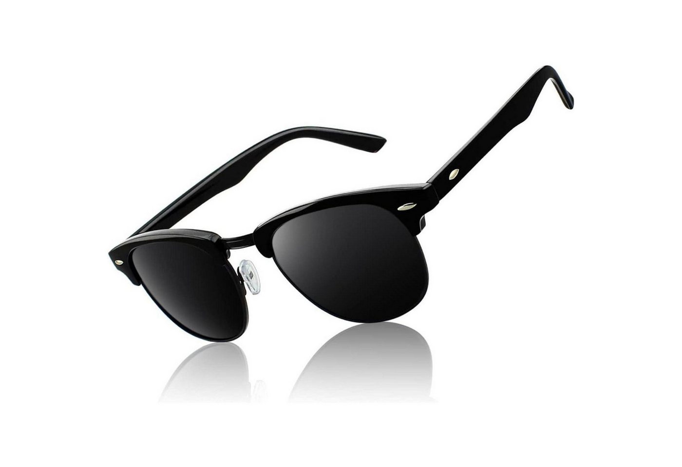 LuxusKollektion Sonnenbrille Sonnenbrille Polarisiert UV400-Schutz Halbrahmen Unisex Blau von LuxusKollektion