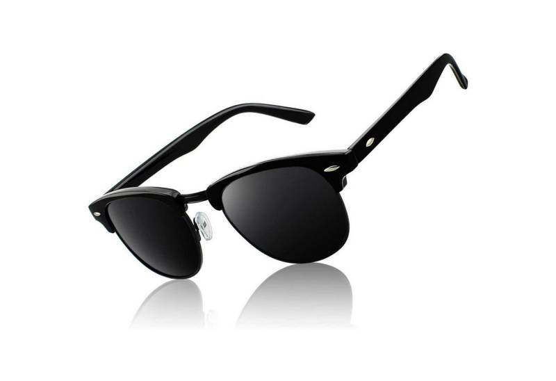 LuxusKollektion Sonnenbrille Sonnenbrille Polarisiert UV400-Schutz Halbrahmen Unisex Blau von LuxusKollektion