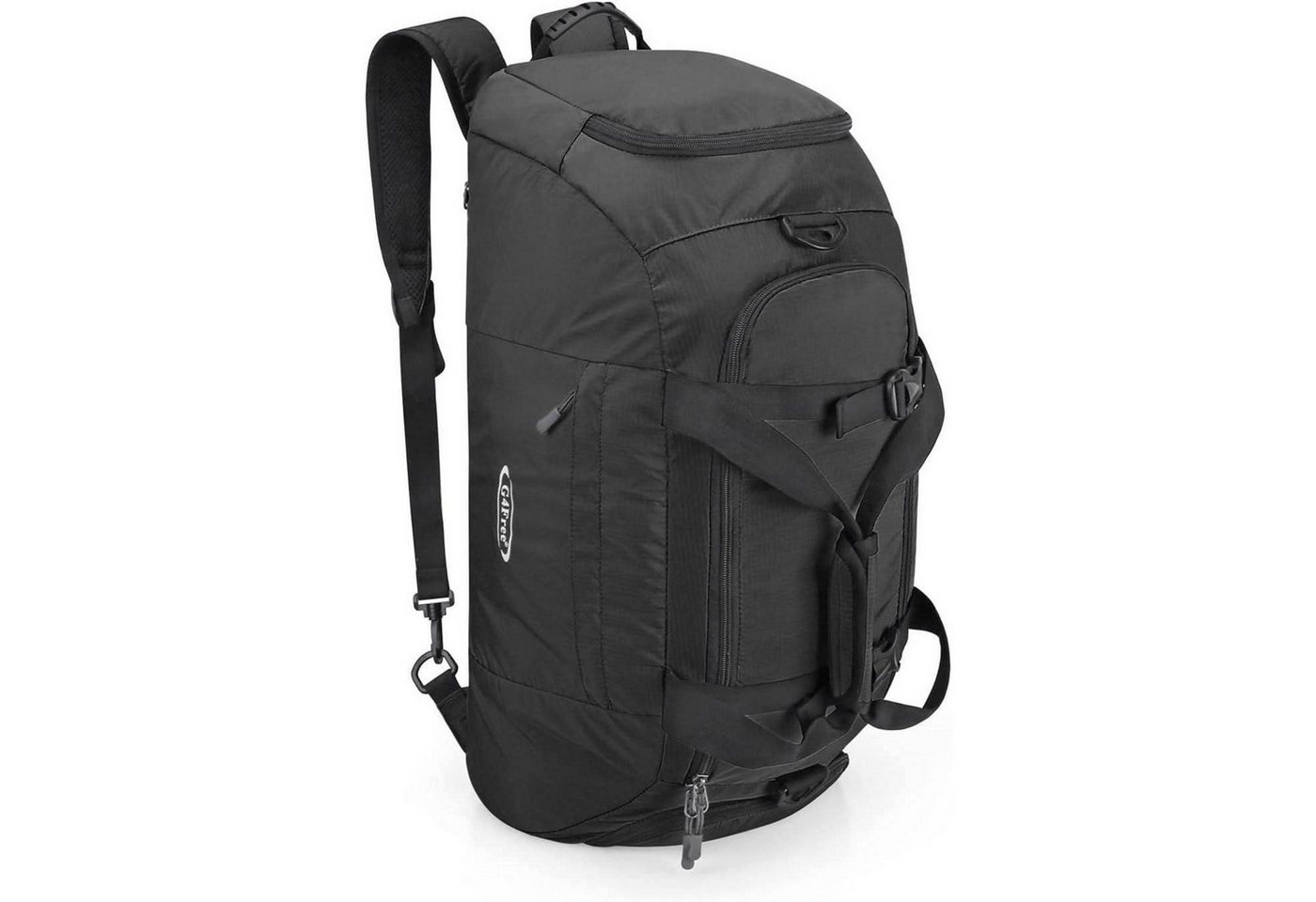 LuxusKollektion Sportrucksack Reisetasche 40L 3Wege Schuhfach Herren Damen Schwarz von LuxusKollektion
