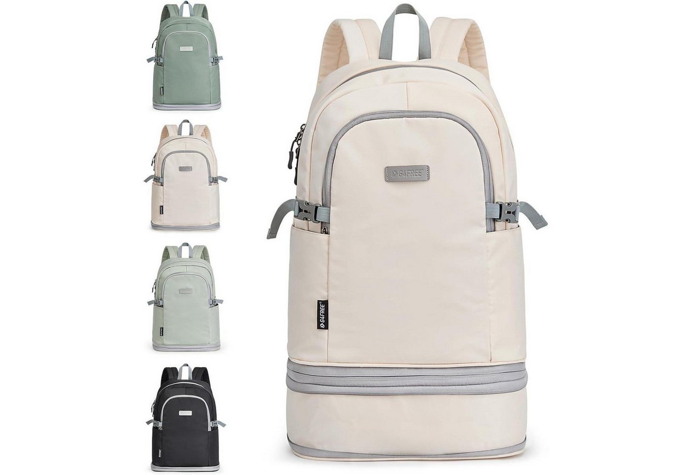 LuxusKollektion Sportrucksack Sportrucksack 35 l wasserdicht Schuhfach Nassfach 35L Ivovy von LuxusKollektion