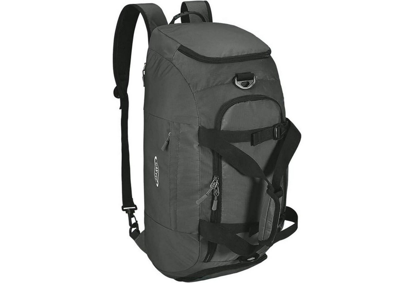 LuxusKollektion Sportrucksack Sporttasche 40L 3 Wege faltbar Schuhfach Herren Damen Gym Grau-01 von LuxusKollektion