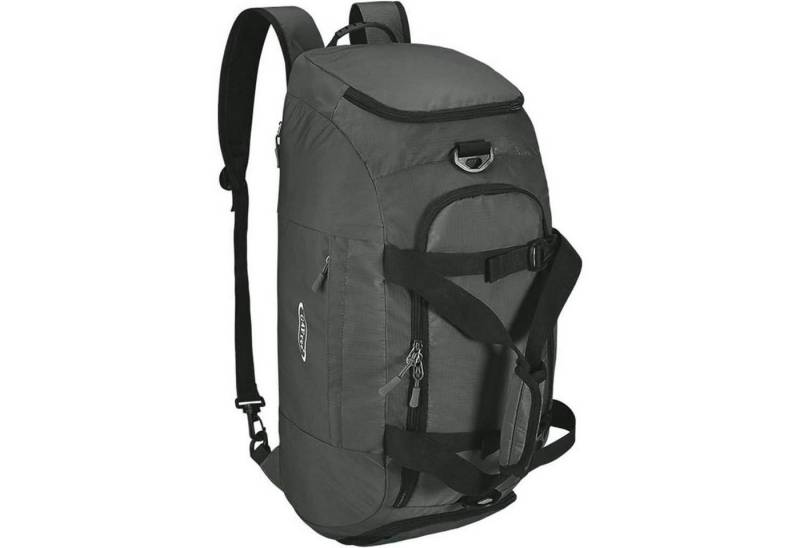 LuxusKollektion Sportrucksack Sporttasche 40L 3 Wege faltbar Schuhfach Herren Damen Gym Grau-01 von LuxusKollektion