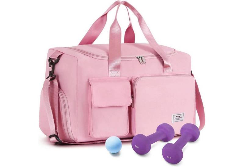 LuxusKollektion Sporttasche 35L Damen Sporttasche Faltbare Reisetasche mit Schuhfach und Nassfach von LuxusKollektion