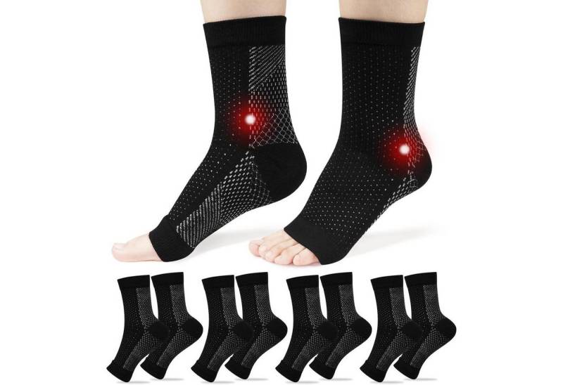 LuxusKollektion Sprunggelenkbandage Neuropathie Socken Sprunggelenkbandage Kompressionssocken Damen Herren von LuxusKollektion