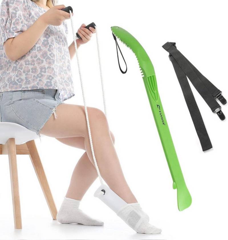 Fanwer Stiefelknecht Anziehhilfe für Socken, Hosen und Schuhe - Sockenanzieher Behinderte Fanwer Stiefelknecht Anziehhilfe für Socken, Hosen und Schuhe - Sockenanzieher Behinderte von Fanwer