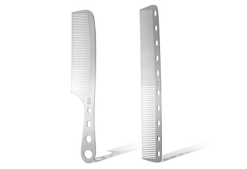 LuxusKollektion Stielkamm 2er Set Professionelle Antistatische Edelstahl Friseur von LuxusKollektion