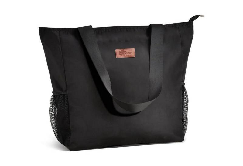 LuxusKollektion Strandtasche Strandtasche Wasserdichte Reißverschluss Damen Schwarz von LuxusKollektion