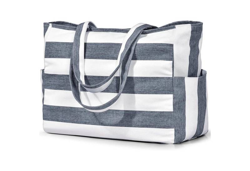 LuxusKollektion Strandtasche Strandtasche XXL Damen Handtasche Groß Tote Bag Umhängetasche 40L von LuxusKollektion