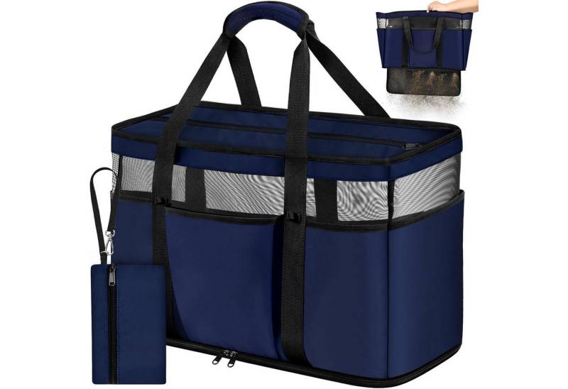 LuxusKollektion Strandtasche Strandtasche XXL Familie Badetasche Wasserfest Groß 45L von LuxusKollektion