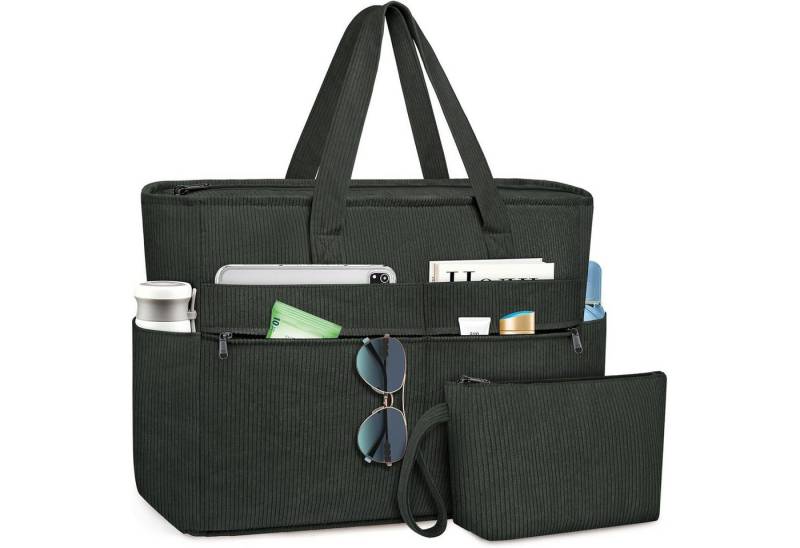 LuxusKollektion Strandtasche Strandtasche XXL Wasserdicht mit Reißverschluss und Mehreren Taschen von LuxusKollektion