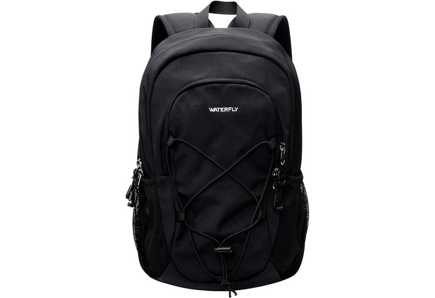 LuxusKollektion Tagesrucksack Rucksack 12L Wanderrucksack Daypack Outdoor Brustschnalle Schwarz von LuxusKollektion