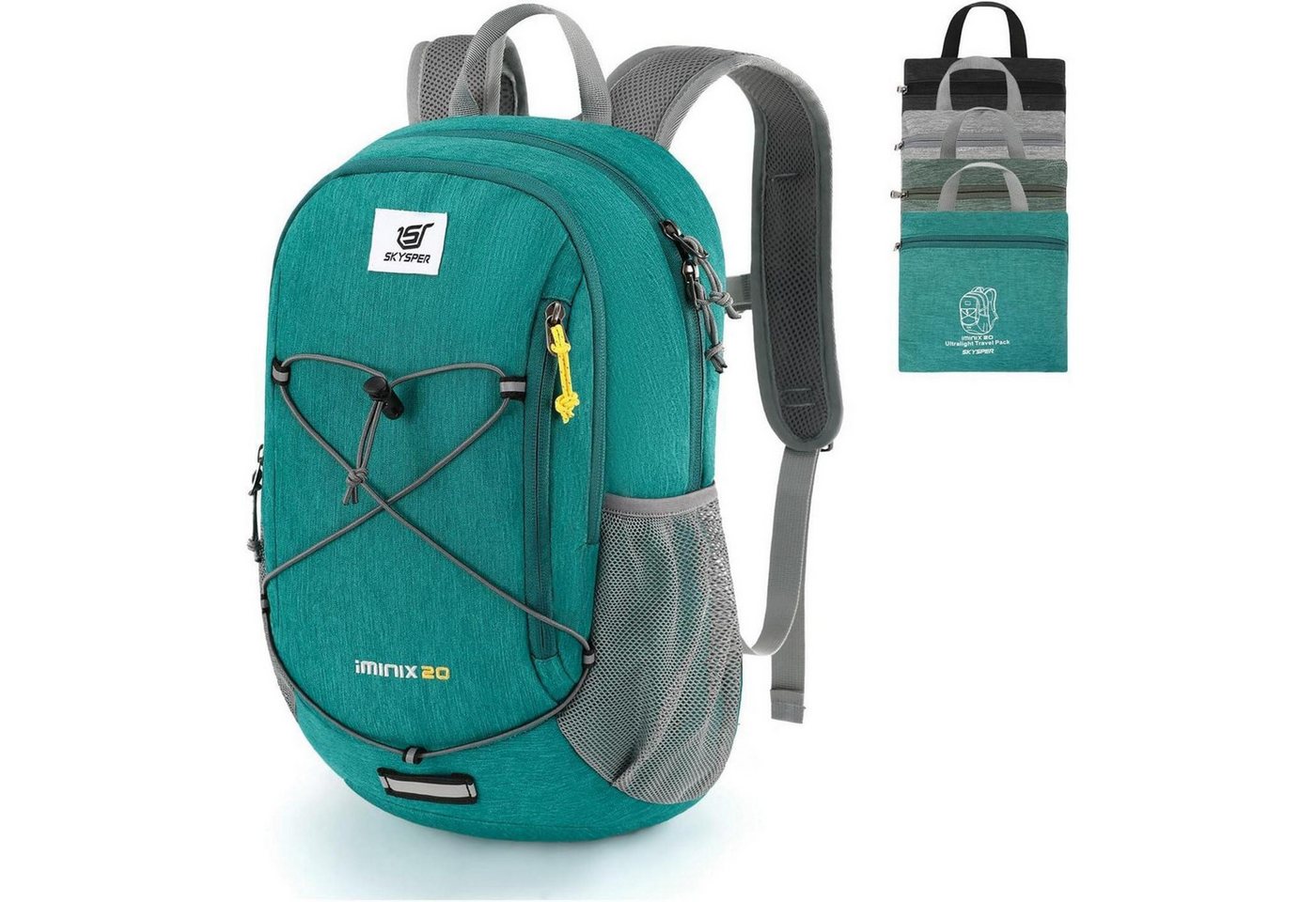 LuxusKollektion Tagesrucksack Rucksack 20L Wanderrucksack Reiserucksack Camping Türkis LuxusKollektion Tagesrucksack Rucksack 20L Wanderrucksack Reiserucksack Camping Türkis von LuxusKollektion