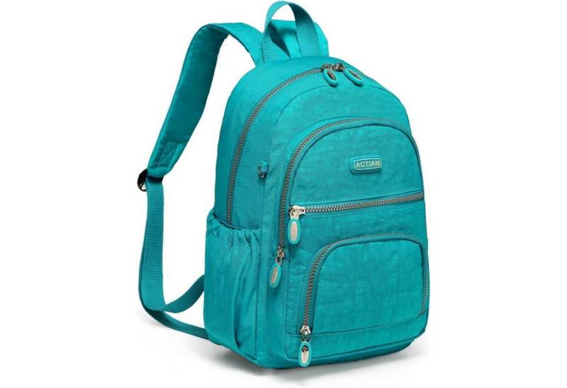 LuxusKollektion Tagesrucksack Rucksack Damen Tagesrucksack Nylon City Daypack Türkis 9l von LuxusKollektion