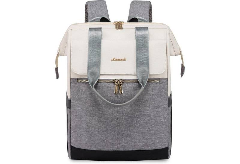 LuxusKollektion Tagesrucksack Rucksack Damen klein 2 in 1 Handtasche Laptop Schulrucksack von LuxusKollektion