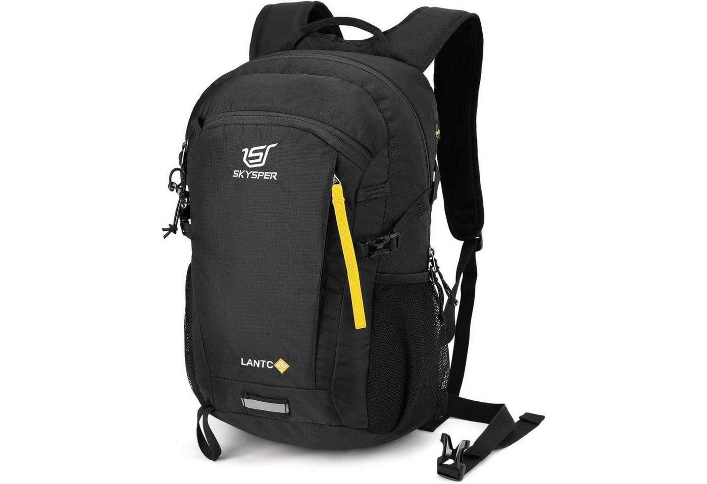 LuxusKollektion Tagesrucksack Wanderrucksack Rückenbelüftung Mesh Polyester 20Liter Schwarz-20l LuxusKollektion Tagesrucksack Wanderrucksack Rückenbelüftung Mesh Polyester 20Liter Schwarz-20l von LuxusKollektion