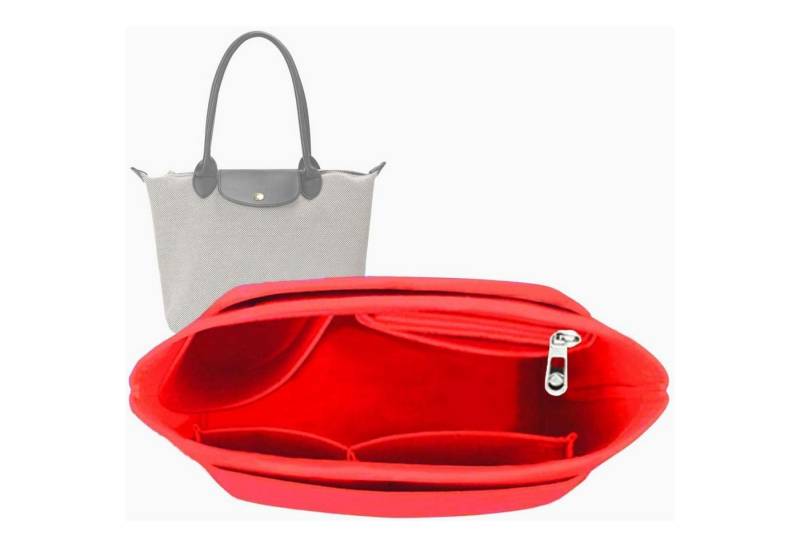 LuxusKollektion Taschenorganizer Handtaschen S 7.68*5.3*6.3in Rot Ausflug, Einfarbig (Getaway Solids) von LuxusKollektion