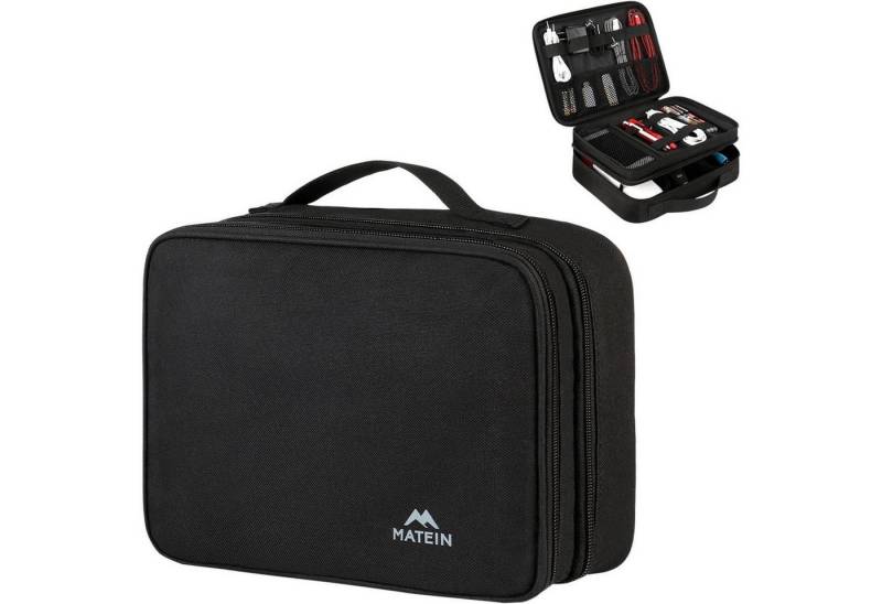 LuxusKollektion Taschenorganizer Kabel Organizer Tasche 3 Schicht Kabelorganizer für Handy, Schwarz LuxusKollektion Taschenorganizer Kabel Organizer Tasche 3 Schicht Kabelorganizer für Handy, Schwarz von LuxusKollektion