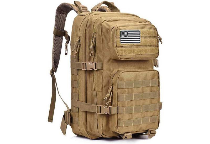 LuxusKollektion Trekkingrucksack 40L Militärischer Taktischer Rucksack mit Molle-System, 3L Trinkblase von LuxusKollektion