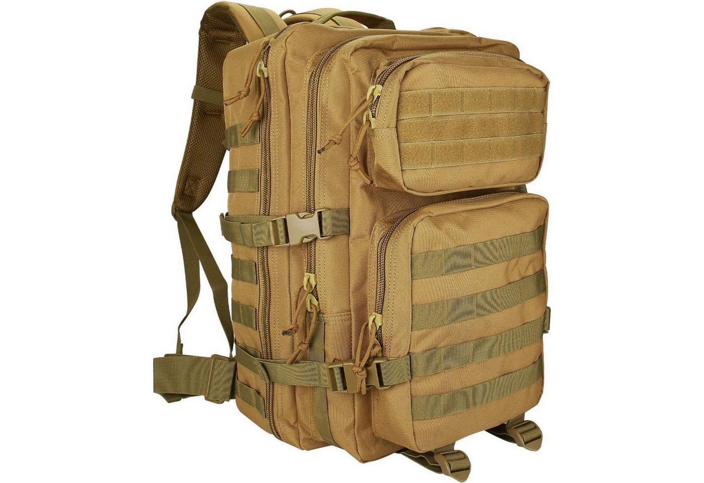 LuxusKollektion Trekkingrucksack Rucksack 40L Militär taktisch 3Tage Assault Pack Trekking Khaki von LuxusKollektion