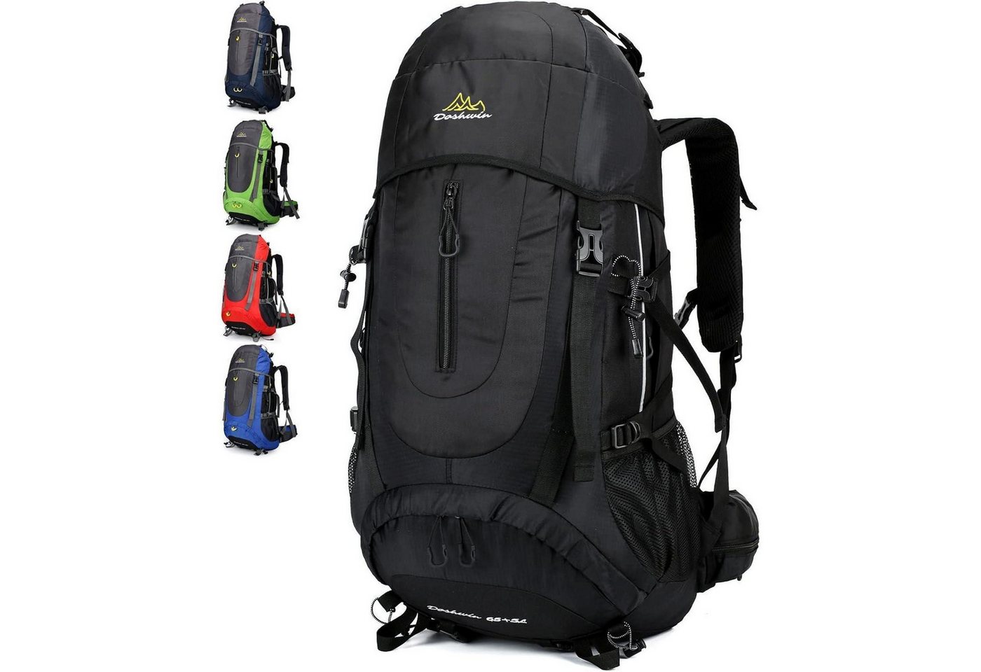LuxusKollektion Trekkingrucksack Rucksack 70L Trekking Reiserucksack Damen Herren XL Schwarz LuxusKollektion Trekkingrucksack Rucksack 70L Trekking Reiserucksack Damen Herren XL Schwarz von LuxusKollektion